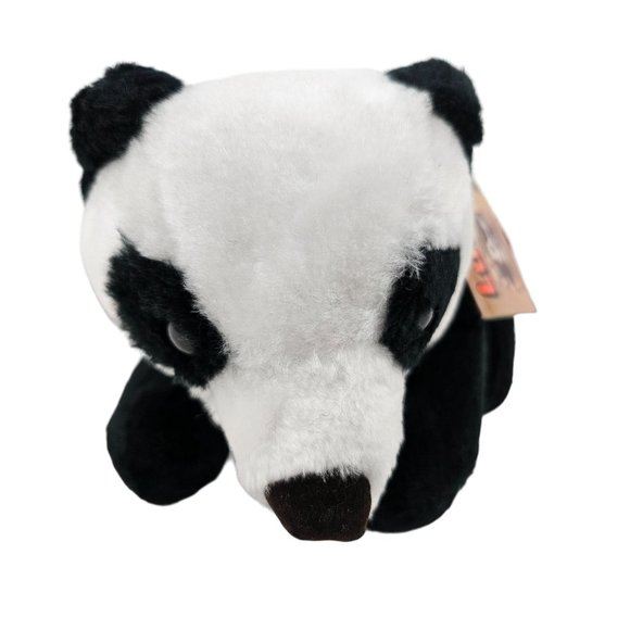 Vintage Russ Luv Pets Plush Sandra Panda Bear 1979 Stuffed Animal Pet Toy - Picture 2 of 9